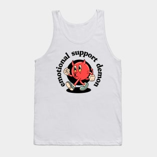 cute and funny emotional support demon, mental health Tank Top